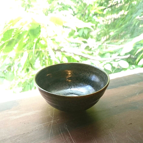 鴨川石唐津茶碗