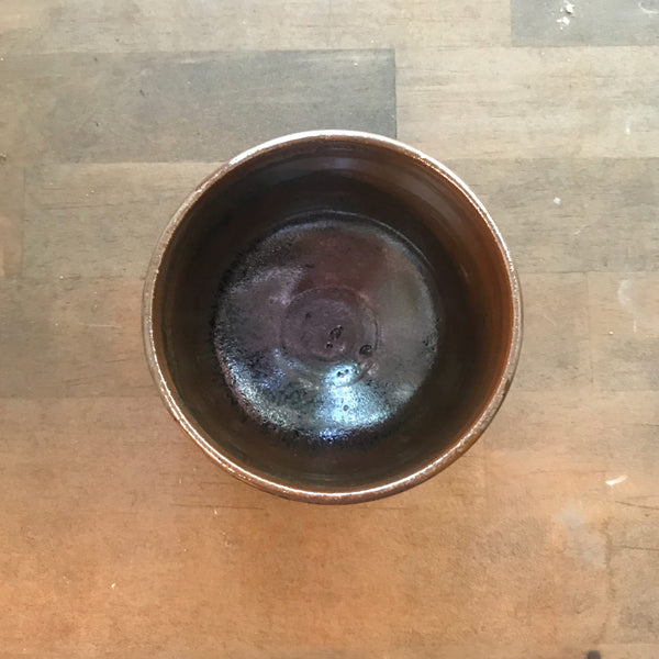 そば釉萩抹茶筒茶碗