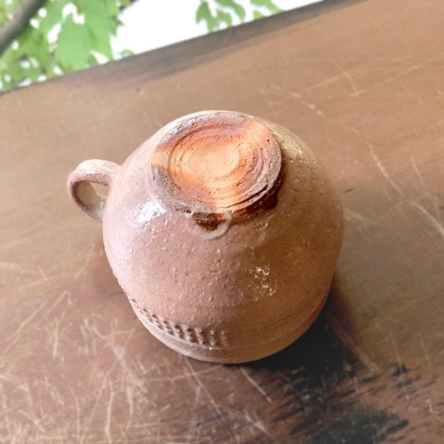 薪窯低下度釉マグカップ