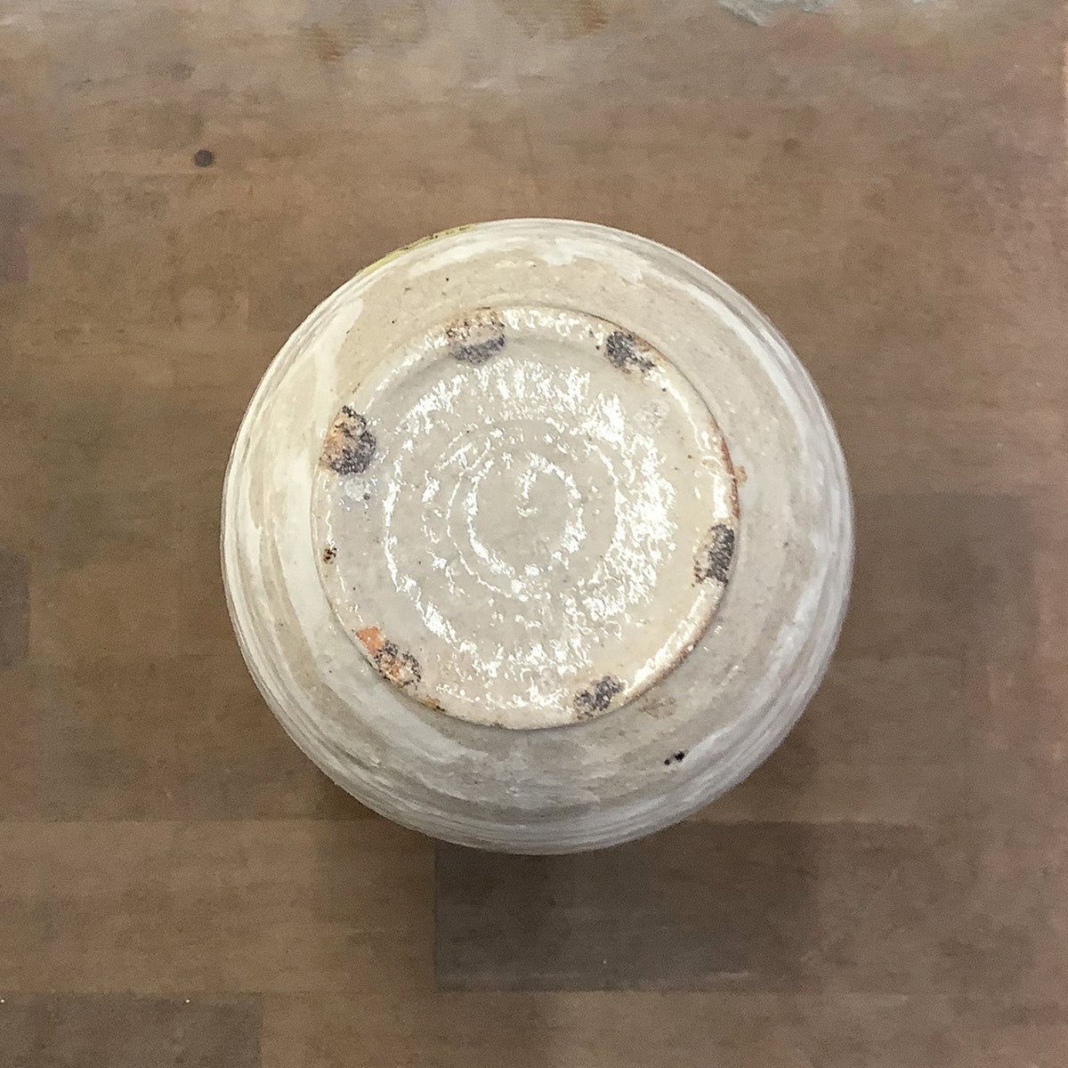 陶器 多面さくら釉の壺 高さ25cm 工芸品