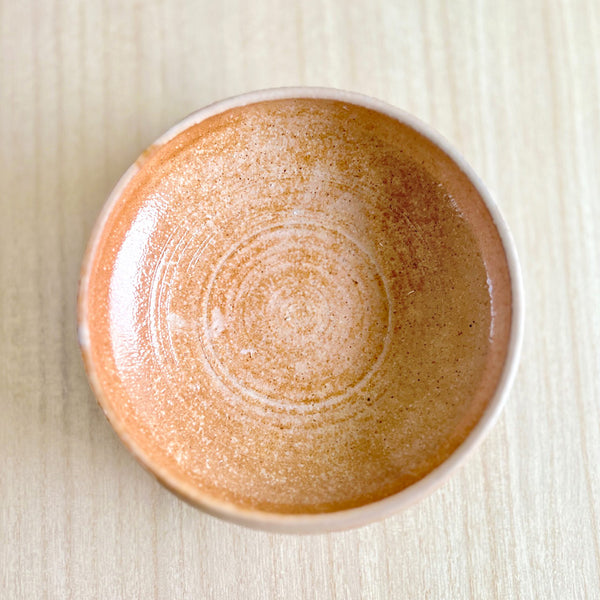 波紋信楽四割高台平鉢