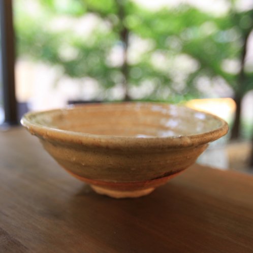 茶マットチタン古信楽中鉢