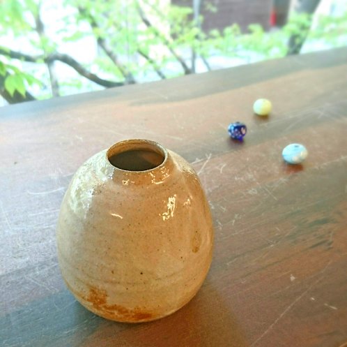 穴窯　自然釉花入れ 20221010_3a.jpg?v=1667442395