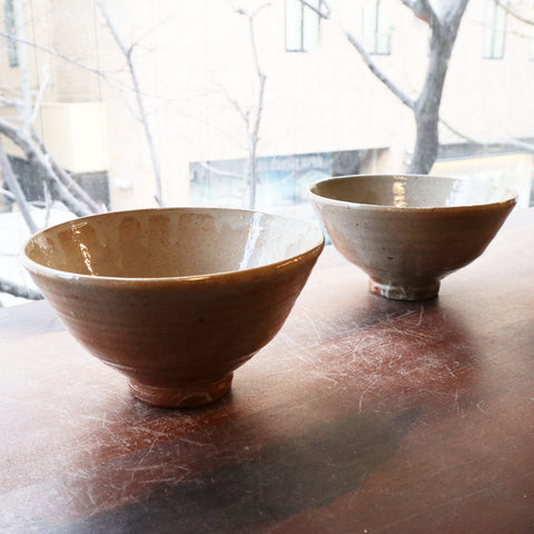 長石釉薪窯茶碗
