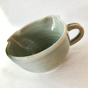 織部釉くま型マグカップ