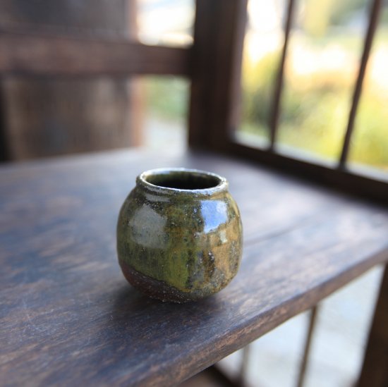 唐津釉薬の花瓶